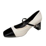 Dames Bandpump Glad Leer | Pumps Damesschoenen Dames