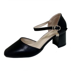 Dames Bandpump Glad Leer | Pumps Damesschoenen Dames