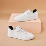 Dames Lage Sneaker Glad Leer | Sneakers Damesschoenen Dames