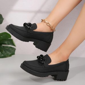 Dames Loafer Glad Leer | Lage schoenen Damesschoenen Dames