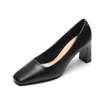 Dames Pump Op Plateauzool Glad Leer | Pumps Damesschoenen Dames