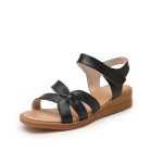 Dames Sandal Met Riempjes Glad Leer | Sandalen Damesschoenen Dames