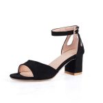 Dames Sandal Met Riempjes Suède | Sandalen Damesschoenen Dames