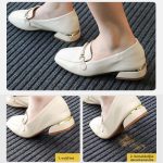 Dames Slip-On Leer Met Effect | Lage schoenen Damesschoenen Dames