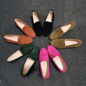 Dames Slip-On Suède | Lage schoenen Damesschoenen Dames