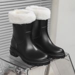 Dames Winter Enkellaarsje Glad Leer | Enkellaarsjes Damesschoenen Dames